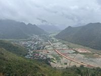 Blick auf Mai Chau - umringt von Reisfeldern