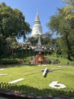 Blick von hinten auf  Wat Phnom