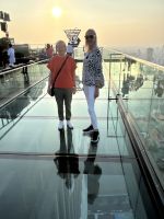 Blick auf Phnom Penh - von der Skybar 