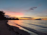 Sonnenuntergang am Beau Vallon Beach, Mahé 