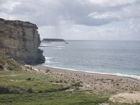 Felsformationen an der Küste bei Agios, Zypern