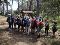 Reisegruppe bei Erklärungen durch Wanderführer auf der Akamas Halbinsel; Zypern