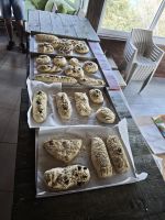 Olivenbrot-Backen in der Taverne in Gialia, Zypern