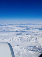 12. Tag - Heimflug über die Alpen 