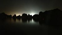 Halongbucht bei Nacht