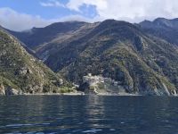 Schifffahrt zum Berg Athos... (Kloster Dionysiou)