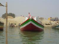 Die Flußfahrt auf dem Meghna geht los!