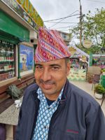 unser Ravindra mit nepalesischem Hut