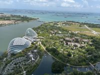 Aussicht vom Marina Bay Sands