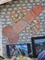 Spaziergang entlang der Künstlerstraße in Sopsokha