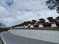 Auf dem Weg von Punakha nach Paro, am Dochula-Pass