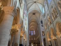 Blick in die Kathedrale Notre Dame