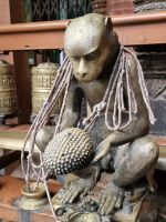 Stadtrundgang durch Patan, Affengott im Goldenen Tempel