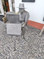 Tag 5 Blick auf Churchill Statue im Fischerdorf Camara do Lobos 