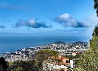 Blick auf Funchal von Monte aus