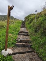 Tag 7 Blick auf den Aufstieg zum Aussichtspunkt Boca do Risco 