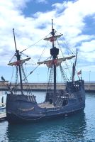 Nachbildung der Santa Maria, mit der Kolumbus einst Amerika entdeckte