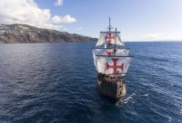 Santa Maria unter Segeln