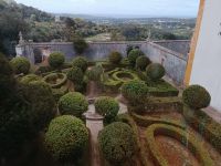 Blicke in Garten des Palácio Nacional de Sintra - Portugal 