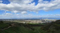 Blick von Arthur´s Seat zum Forth