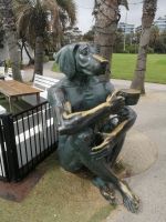 Spaziergang an der Esplanade von St Kilda
