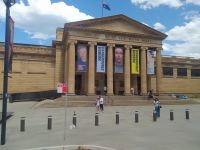Stadtrundfahrt durch Sydney, die Kunstgalerie von New South Wales