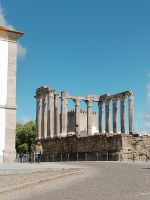 Die Säulen des römischen Tempels - Évora - Portugal 