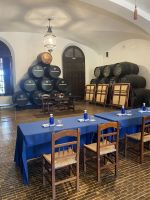 Zur Sherry-Probe in der Bodega Tesoro Real in Jerez de la Frontera