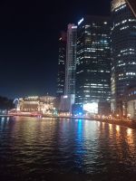 Noch kleiner Abschiedsspaziergang am Singapur Fluß