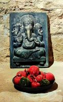 Der hinduistische Gott Ganesha wird im Feuertempel verehrt