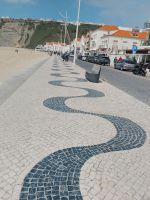 Die Pflasterwege in Nazaré  - Portugal 