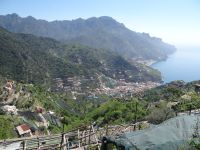 Blick auf Minori und Maiori