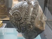 Amalfi, Domschatz, dieser wunderschöne Kopf birgt eine Reliquie der Heiligen Katharina von Alexandrien. 