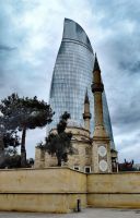 Alt und neu - typisch Baku