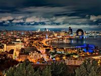 Baku am Abend