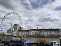 London Eye und ehem. London County Hall (