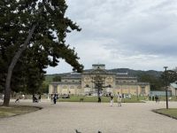 Zurück durch den Nara Park