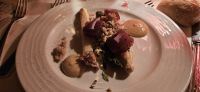 Spargelkreation als Vorspeise im Moulin Rouge