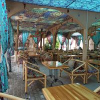 Chiwa: Rast in einem Café