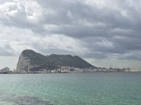 Blick auf den Affenfels Gibraltar