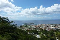 Blick vom Aussichtspunkt Morne Bruce auf Roseau