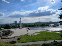 Belgrad -Blick von der Festung Kalemegdan