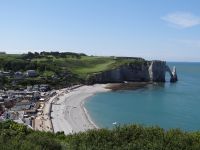 Étretat, der Strand