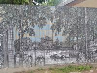 Fontainebleau, Bauzaun à la français