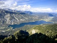 Blick über den Bohinjsee