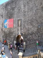 Das Pile-Tor am Eingang in die Altstadt von Dubrovnik