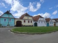 Typische Straßenansicht in Siebenbürgen - hier Biertan 
