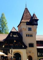 Nähe Schloss Peles. Rundreise Rumänien und Bulgarien. 