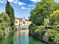 Blick auf die Ljubljanica