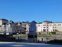 Kaiser Justinian -Statue in Skopje